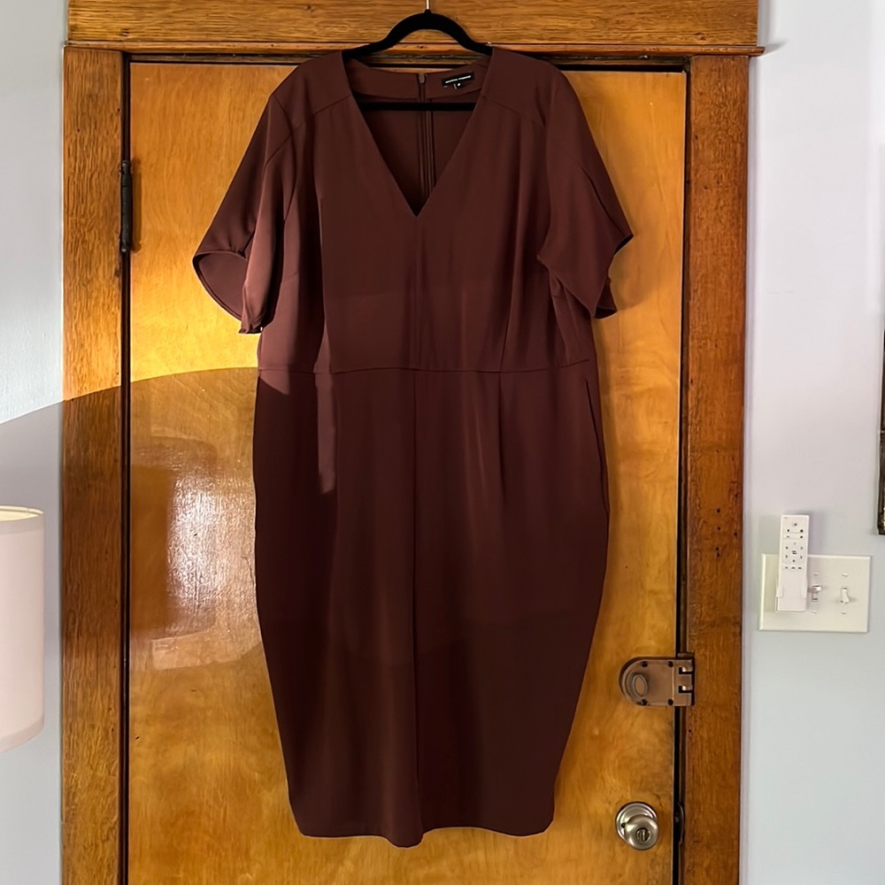 Universal Standard Brown Moira Dress